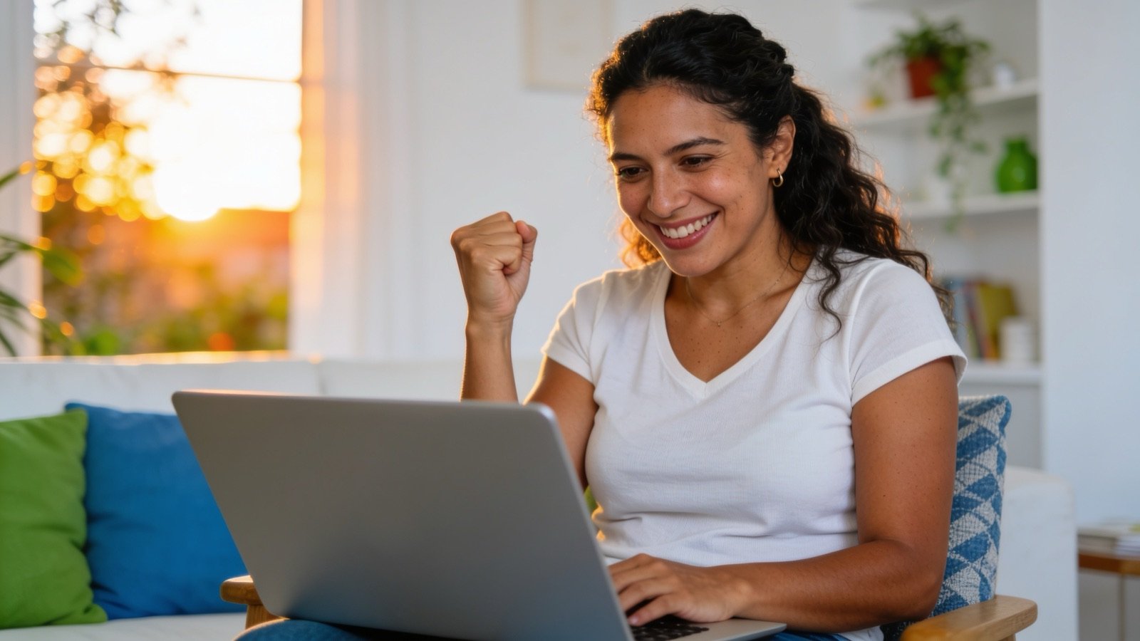 Aprendiz revisando en su correo la confirmación de matrícula